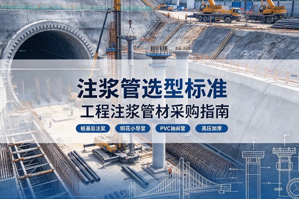 青铜峡注浆管选型标准