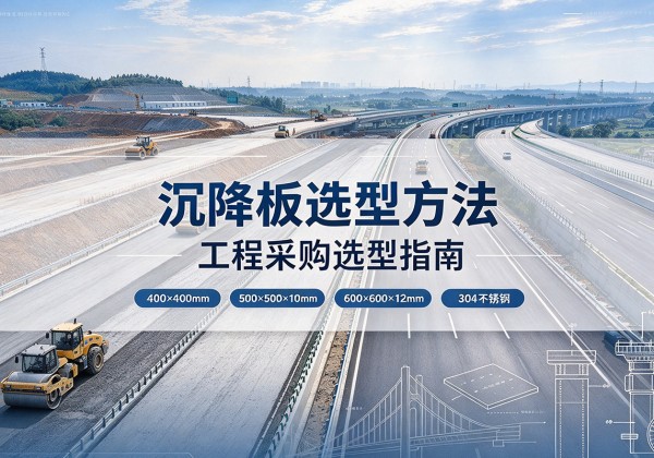 青铜峡沉降板选择方法